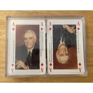 2 Stacks Vintage Presidential Smithsonian Playing Cards
